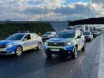 Aproximativ 100 de mașini au așteptat în coloană deschiderea lotului 2 al Autostrăzii Sebeş-Turda