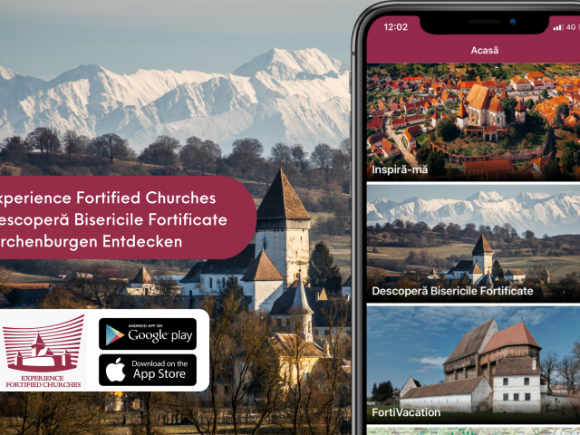 „Descoperă bisericile fortificate”, aplicație mobilă specială pentru vizitatorii bisericilor fortificate din Transilvania