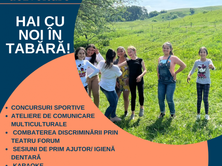Tabere de vară gratuite pentru elevii romi din cinci școli din județul Sibiu